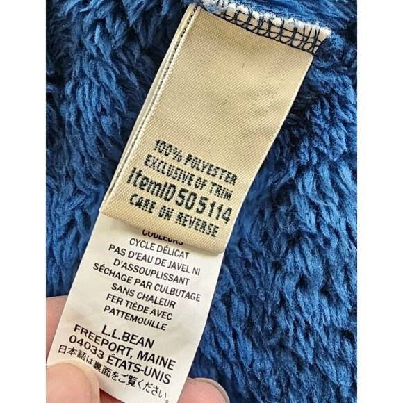 L.L Bean High Pile Fleece Vest Women’s Size XS Blue Outdoors Hiking Pockets - Picture 11 of 12